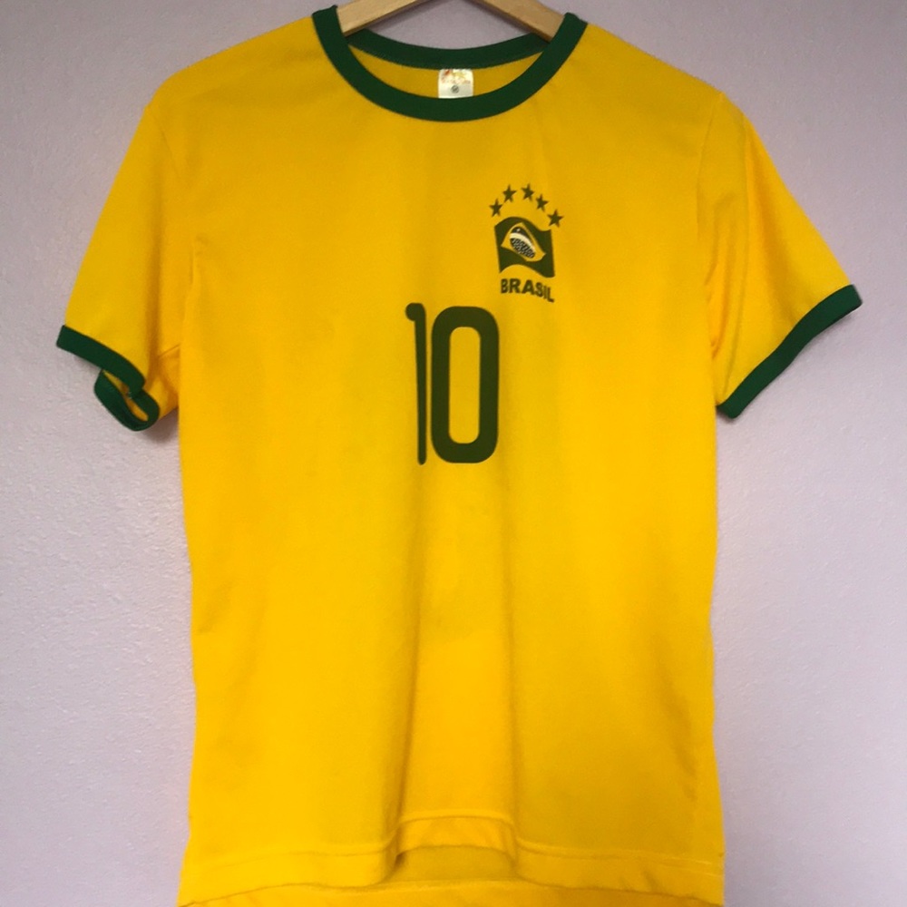 Brazil/Brasil number 10 football/soccer jersey 🇧🇷